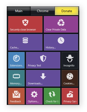 clear history extension